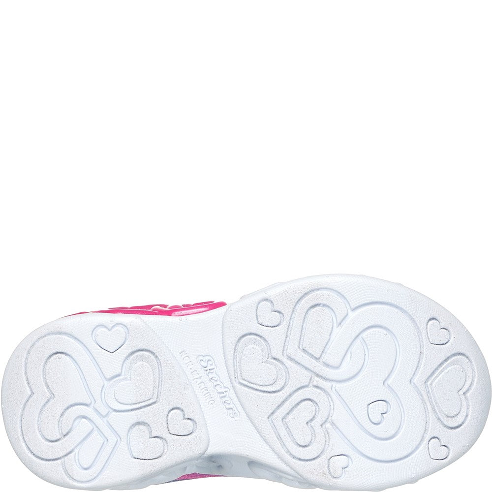Girls' Skechers Infant Slip-ins: Infinite Heart Lights Trainers
