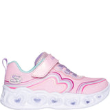 Girls' Skechers Heart Lights - Retro Hearts Infants Shoes