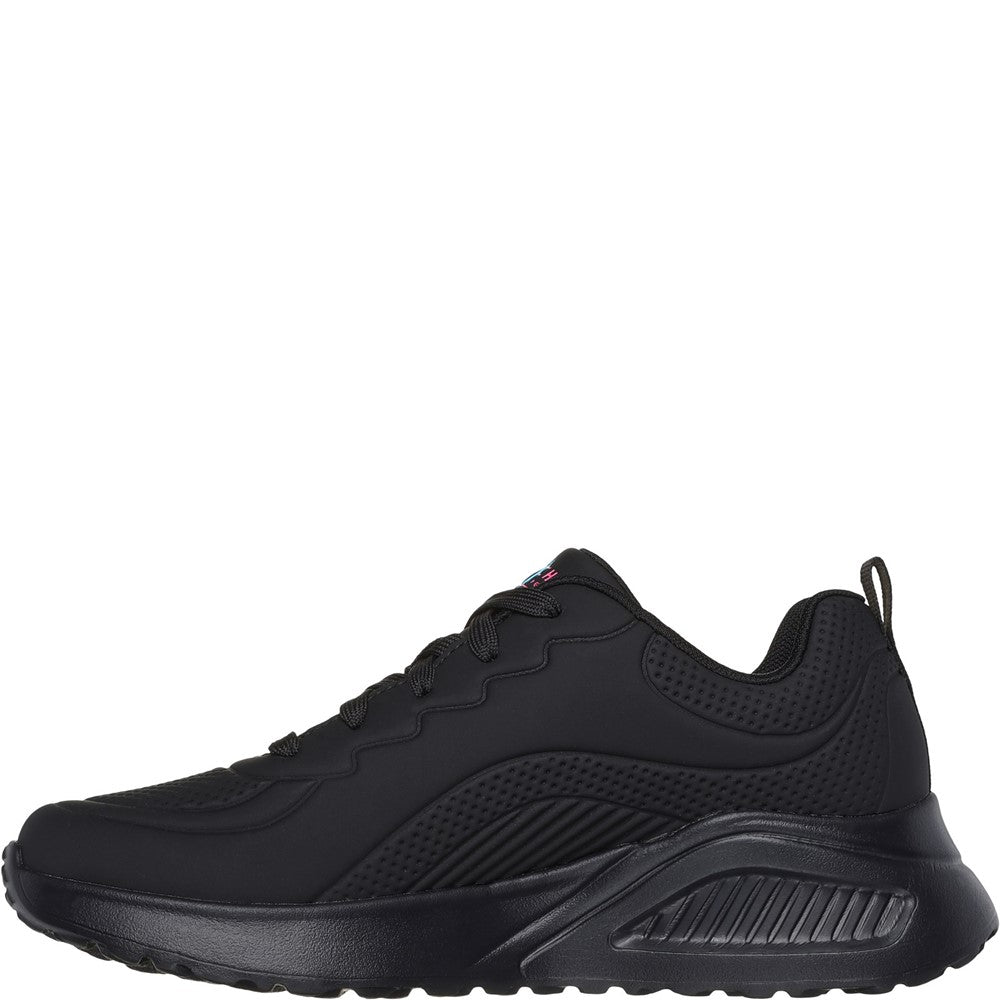 Women's Skechers Uno Lite Heart Of Hearts Trainers Black