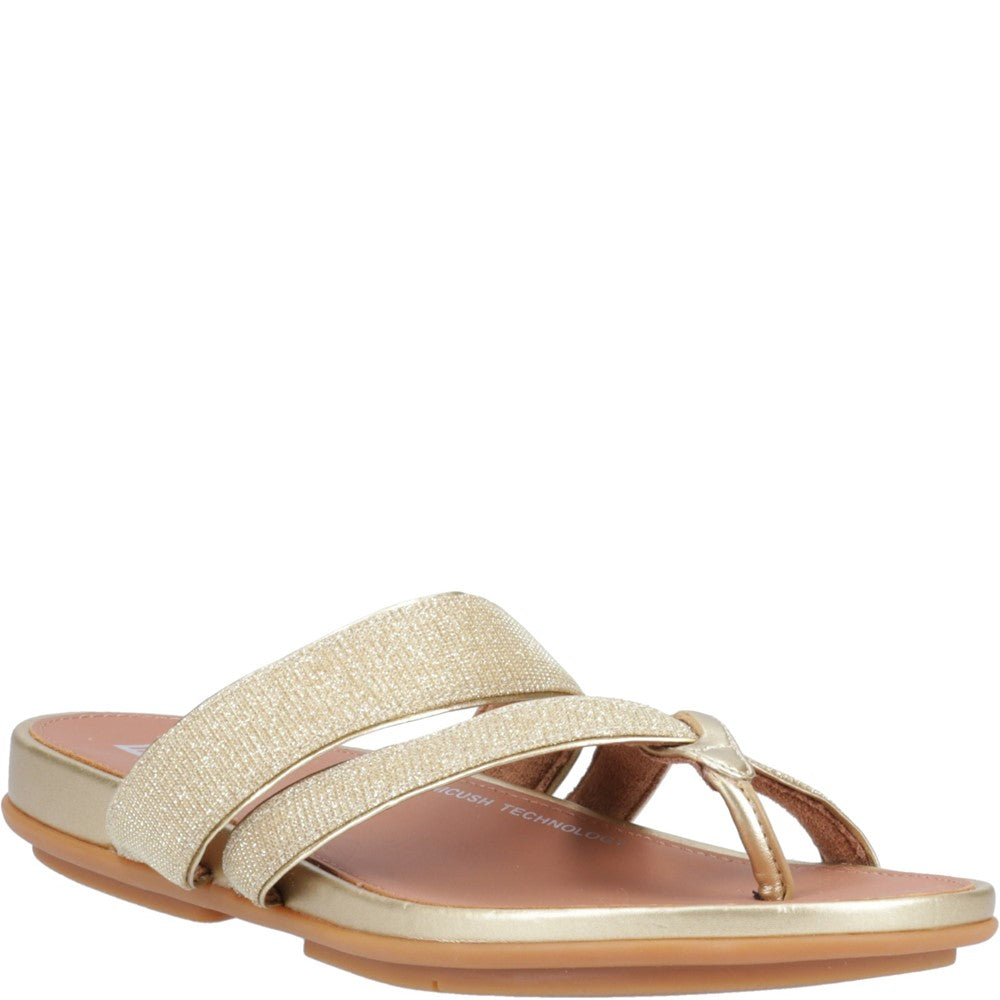 Women's Fitflop Gracie Shimmerlux Strappy Toe Post Sandals