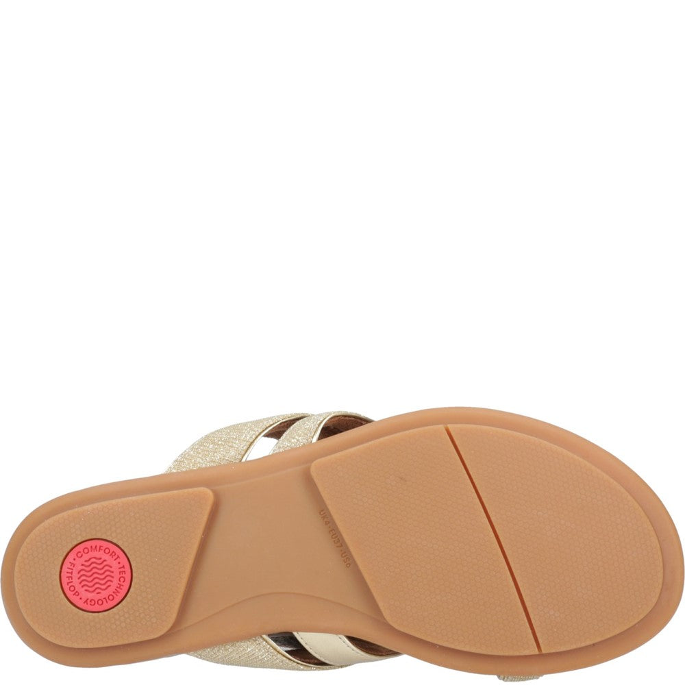Women's Fitflop Gracie Shimmerlux Strappy Toe Post Sandals