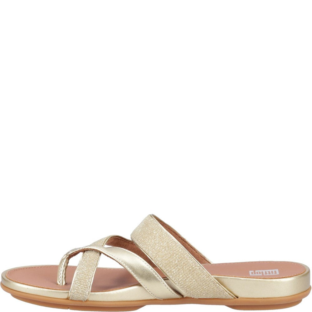 Women's Fitflop Gracie Shimmerlux Strappy Toe Post Sandals