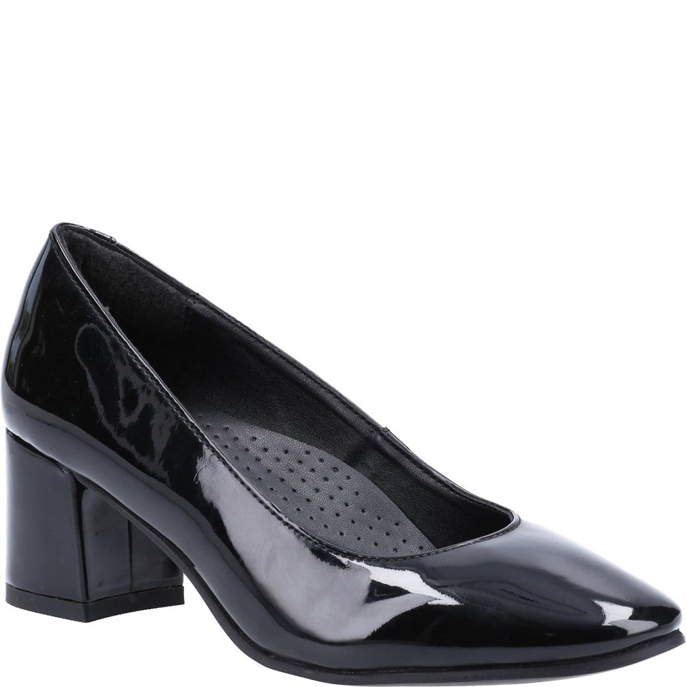 Women's Hush Puppies Anna Wide Fit Patent Shoe