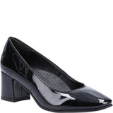 Women's Hush Puppies Anna Wide Fit Patent Shoe