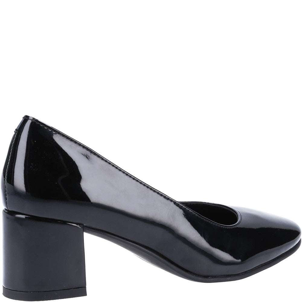 Women's Hush Puppies Anna Wide Fit Patent Shoe