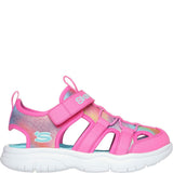 Girls' Skechers Flex Splash Daylight Shimmer Junior Sandal
