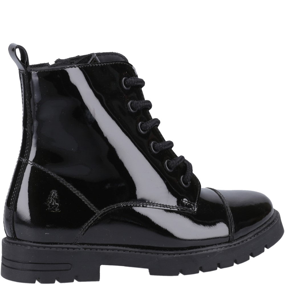 Girls' Hush Puppies Lauren Patent Junior School Shoes