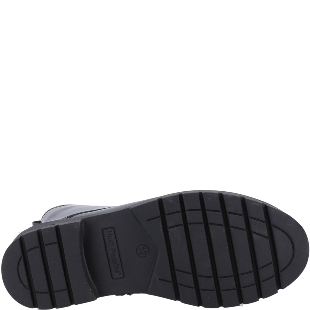 Girls' Hush Puppies Lauren Patent Junior School Shoes