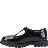 Girls' Hush Puppies Fiona Patent Senior School Shoe