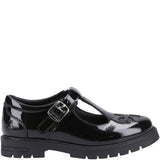 Girls' Hush Puppies Fiona Patent Senior School Shoe