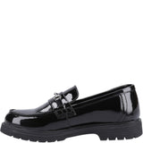 Girls' Hush Puppies Lydia Patent Senior School Shoe