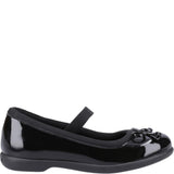Girls' Hush Puppies Betty Patent Junior School Shoe