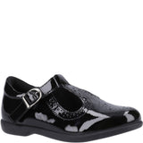Girls' Hush Puppies Britney Patent Junior School Shoe