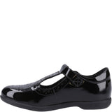 Girls' Hush Puppies Britney Patent Junior School Shoe