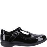 Girls' Hush Puppies Britney Patent Junior School Shoe
