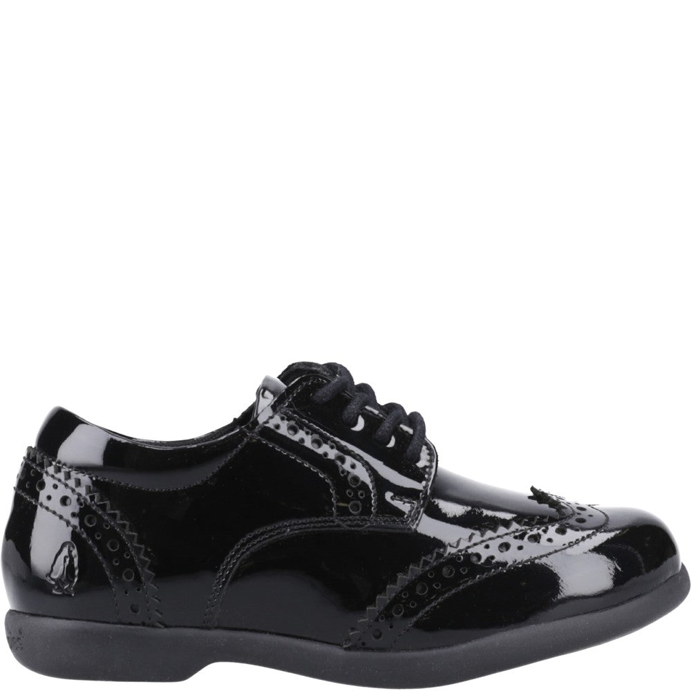 Girls' Hush Puppies Bridget Patent Junior School Shoes