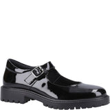 Girls' Hush Puppies Aurora Patent Junior School Shoe