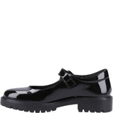 Girls' Hush Puppies Aurora Patent Junior School Shoe