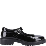 Girls' Hush Puppies Aurora Patent Junior School Shoe