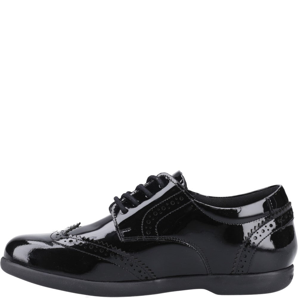 Girls' Hush Puppies Bridget Patent Senior School Shoes