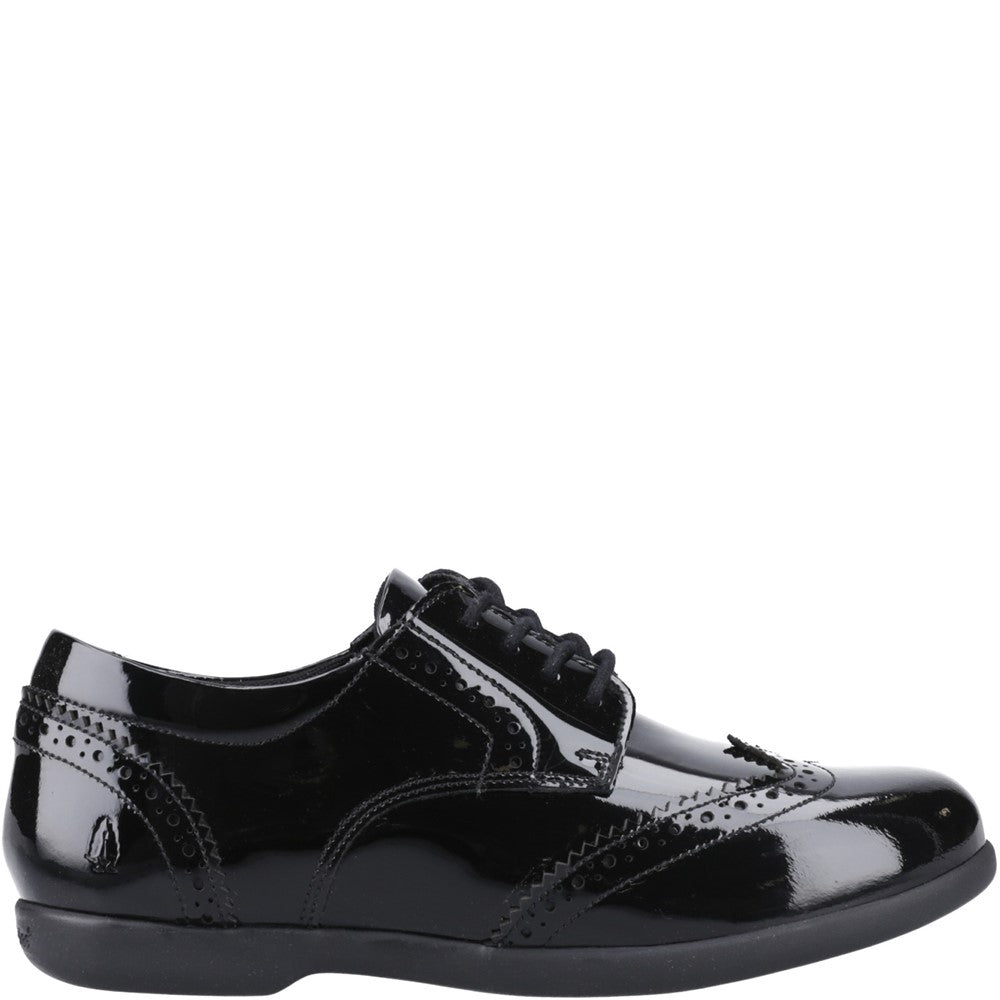 Girls' Hush Puppies Bridget Patent Senior School Shoes