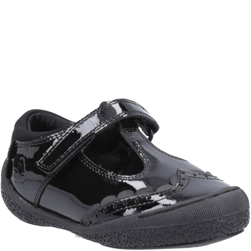 Girls' Hush Puppies Mabel Patent Infant School Shoe