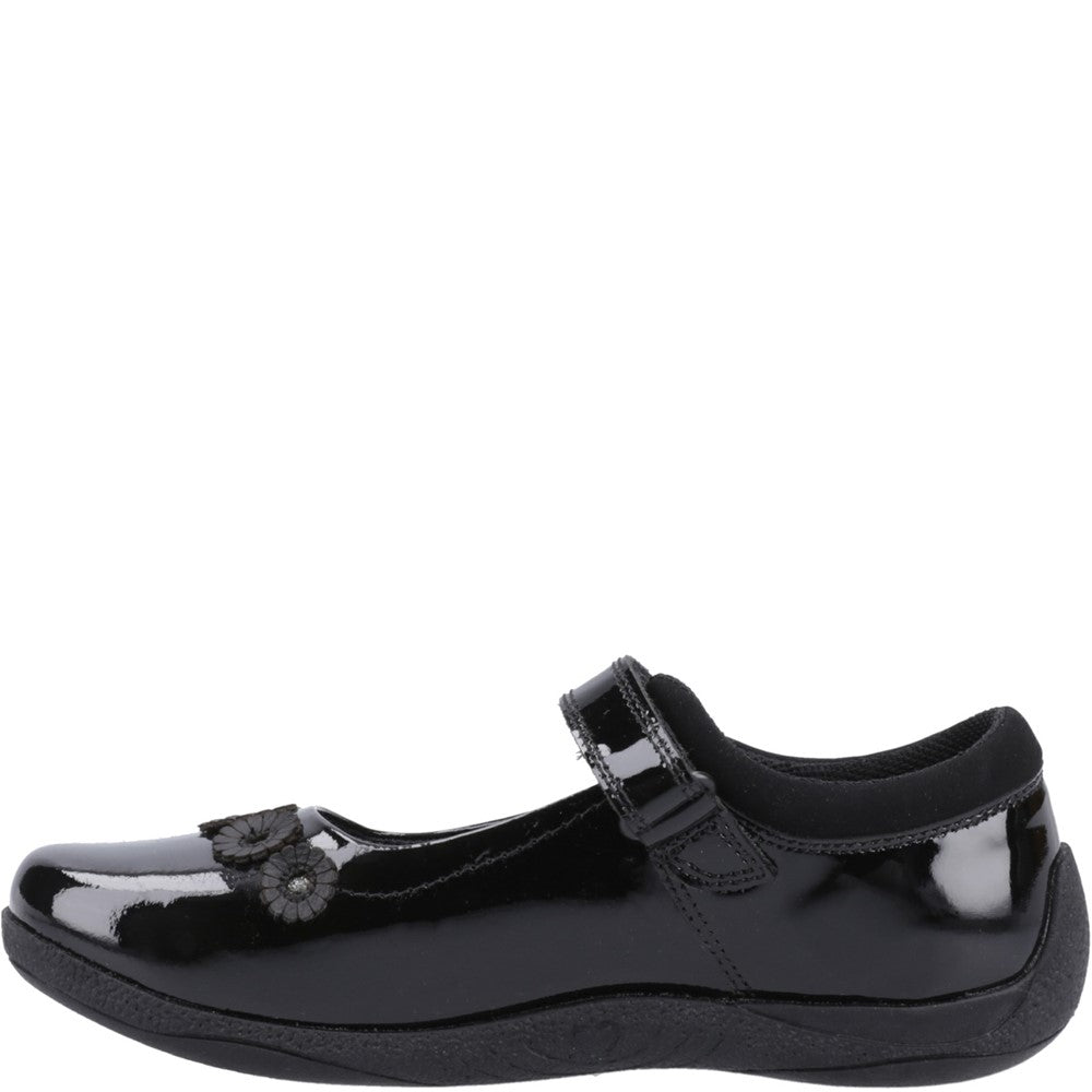 Girls' Hush Puppies Christina Patent Senior School Shoe