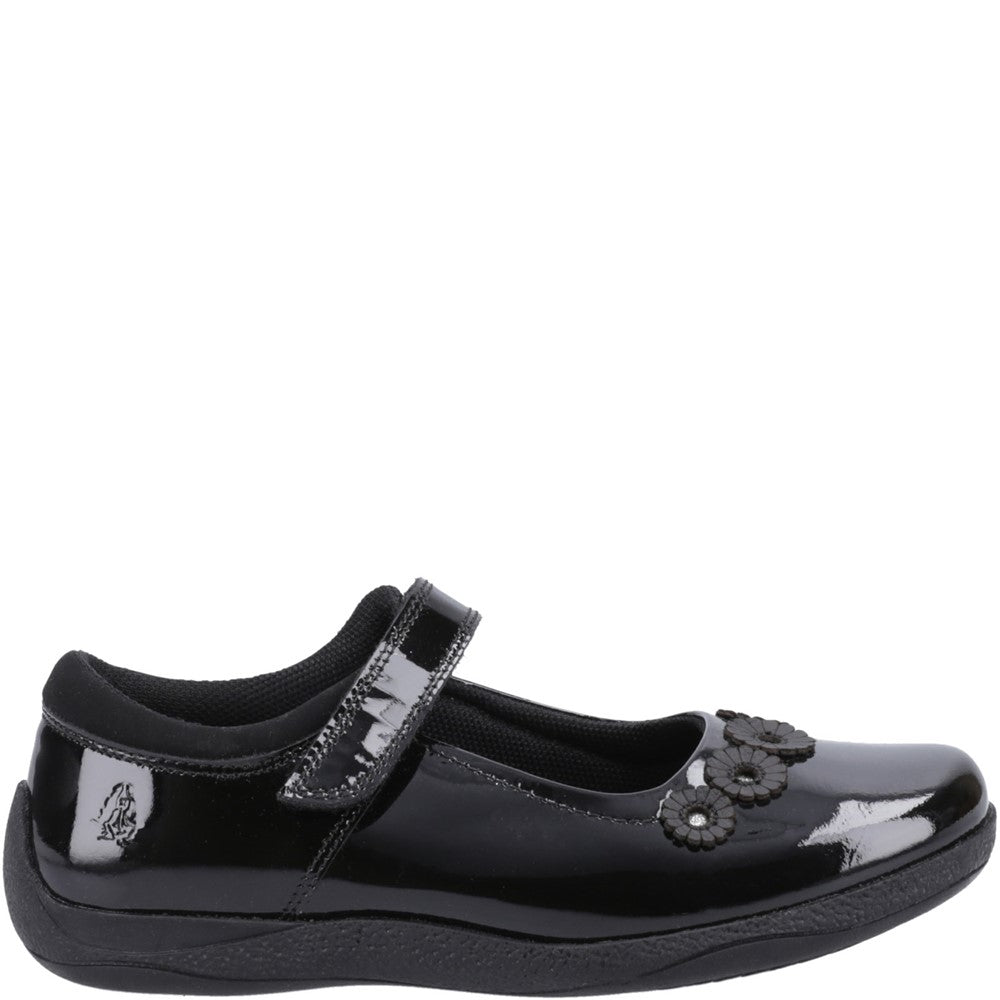 Girls' Hush Puppies Christina Patent Senior School Shoe
