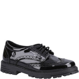 Girls' Hush Puppies Maxine Patent Senior School Shoe