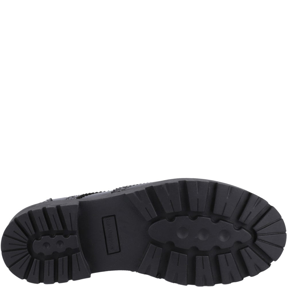 Girls' Hush Puppies Maxine Patent Senior School Shoe