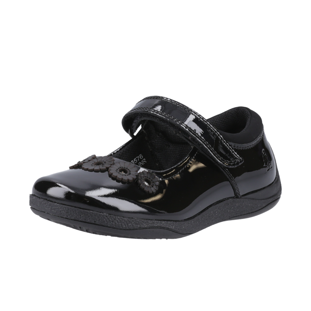 Girls' Hush Puppies Christina Patent Junior Shoe