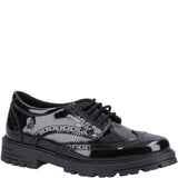 Girls' Hush Puppies Maxine Patent Junior School Shoe