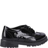 Girls' Hush Puppies Maxine Patent Junior School Shoe