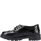 Girls' Hush Puppies Maxine Patent Junior School Shoe