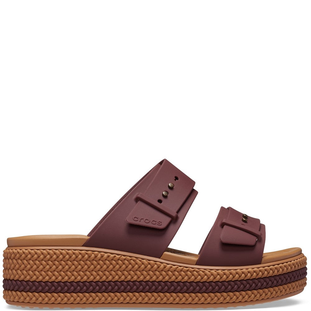 Women's Crocs Brooklyn Buckle Low Wedge