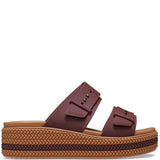 Women's Crocs Brooklyn Buckle Low Wedge