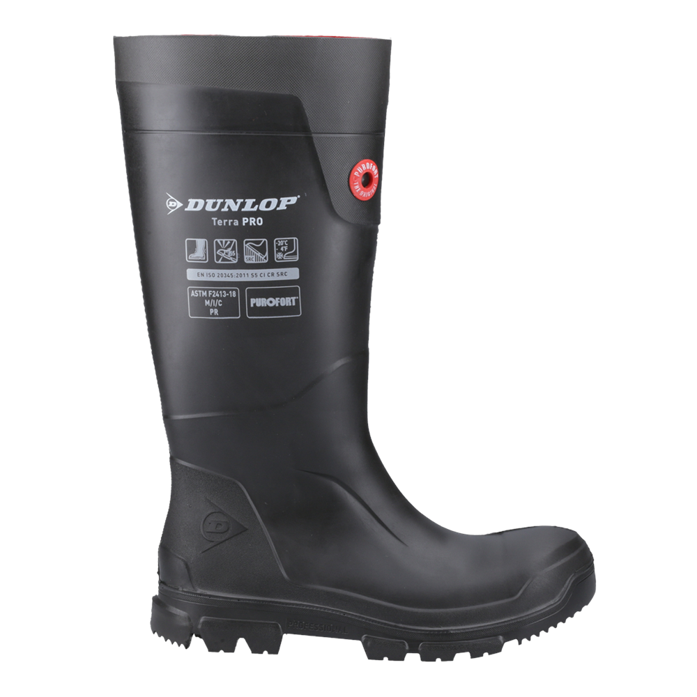 Unisex Dunlop TerraPro Full Safety Wellington