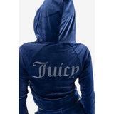 Women's Juicy Couture Classic Velour Hoodie With Juicy  Logo