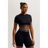 Women's Juicy Couture Rayon Rib Short Sleeve Top