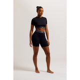 Women's Juicy Couture Rayon Rib Cycling Shorts
