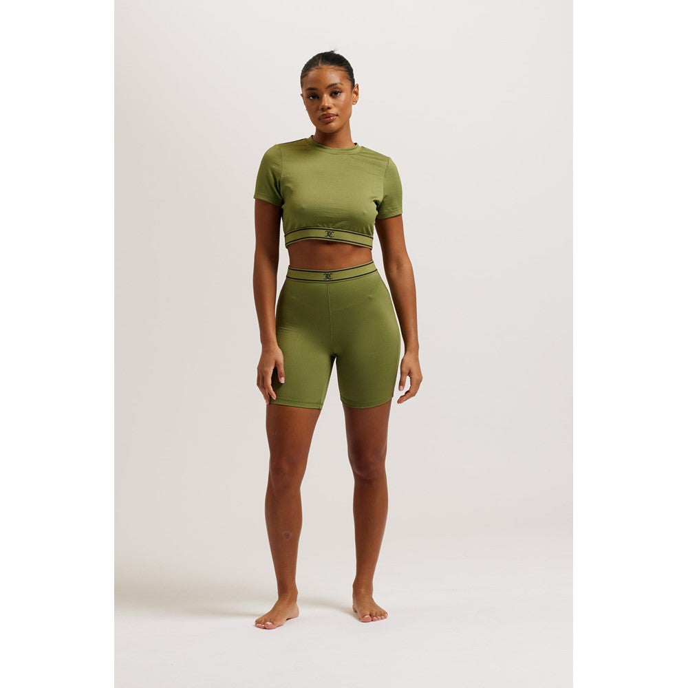 Women's Juicy Couture Rayon Rib Cycling Shorts