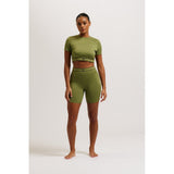 Women's Juicy Couture Rayon Rib Cycling Shorts