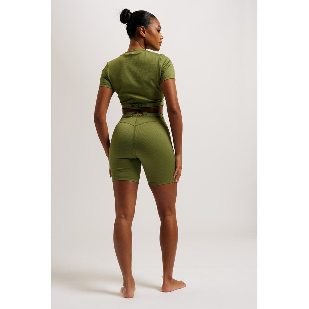 Women's Juicy Couture Rayon Rib Cycling Shorts