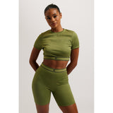 Women's Juicy Couture Rayon Rib Cycling Shorts