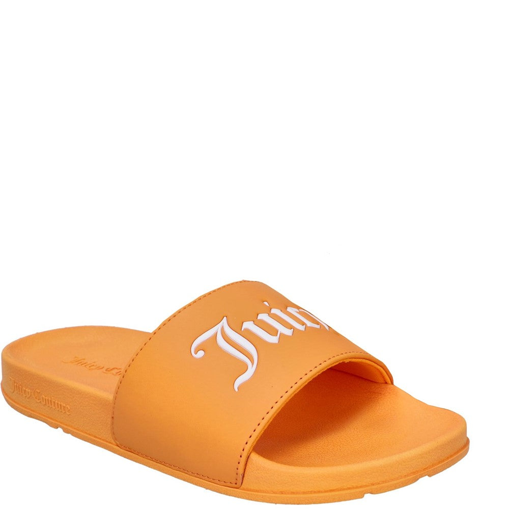 Women's Juicy Couture Collegiate Embossed PU Slider