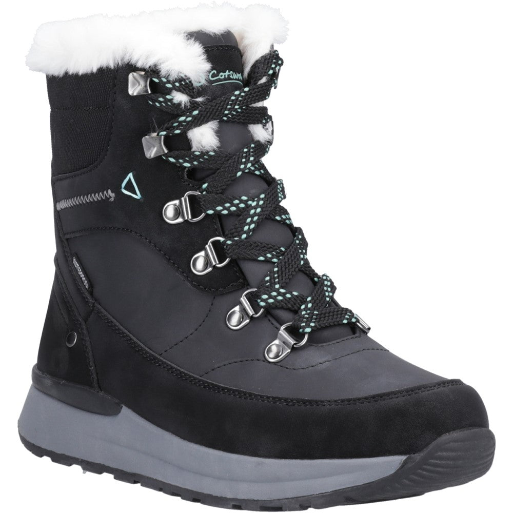 Women's Cotswold Sheephouse Hiking Boots Black FreemanHardy&Willis