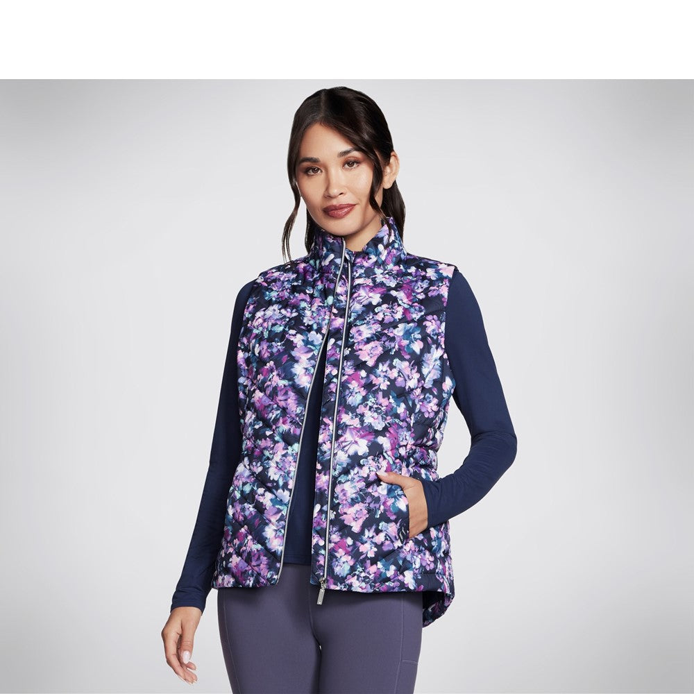 Women's Skechers Go Shield Misty Floral Vest