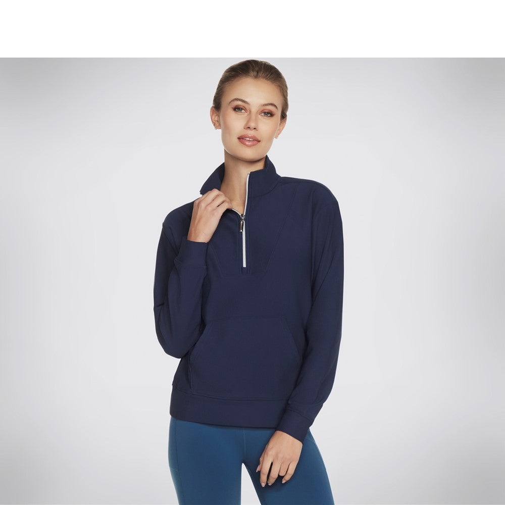 Women's Skechers GoLuxe Rib 1/4 Zip