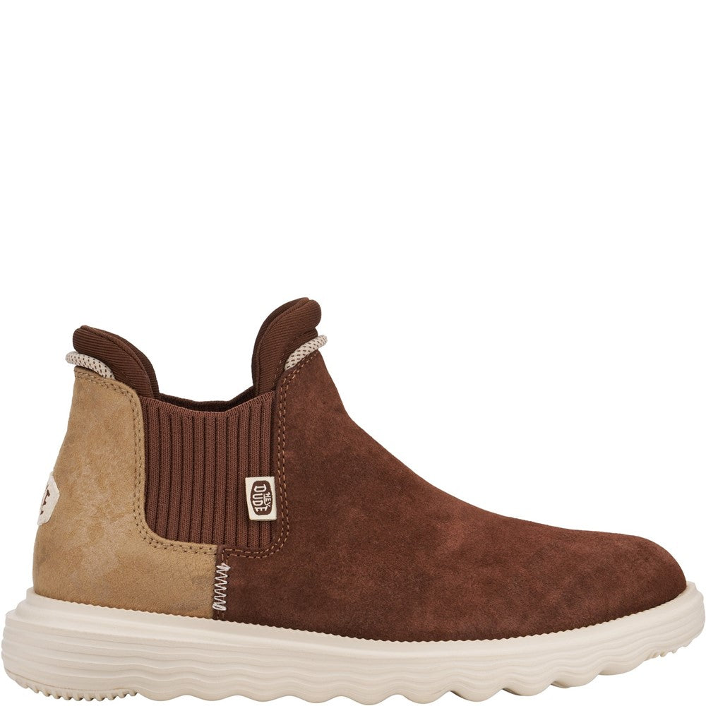 Women's HEYDUDE Branson Suede Novelty Ankle Boots
