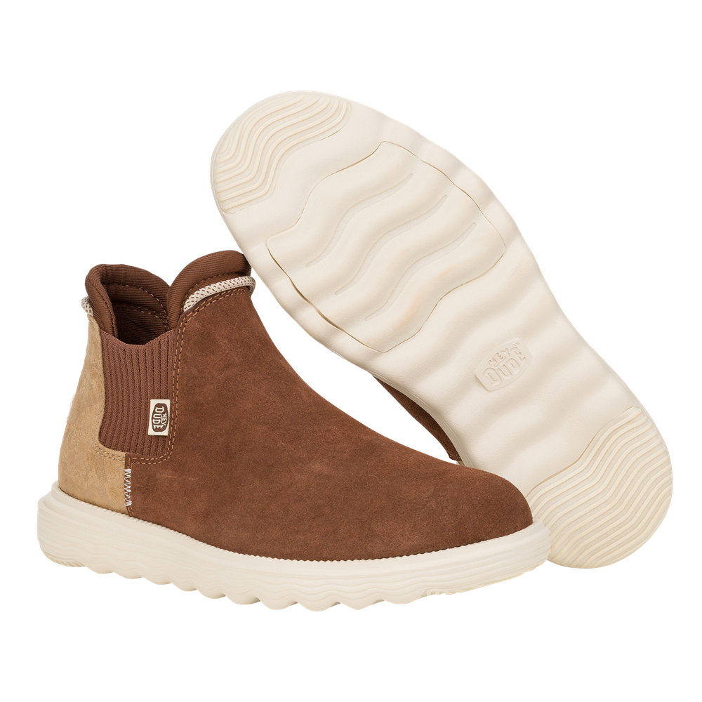 Women's HEYDUDE Branson Suede Novelty Ankle Boots